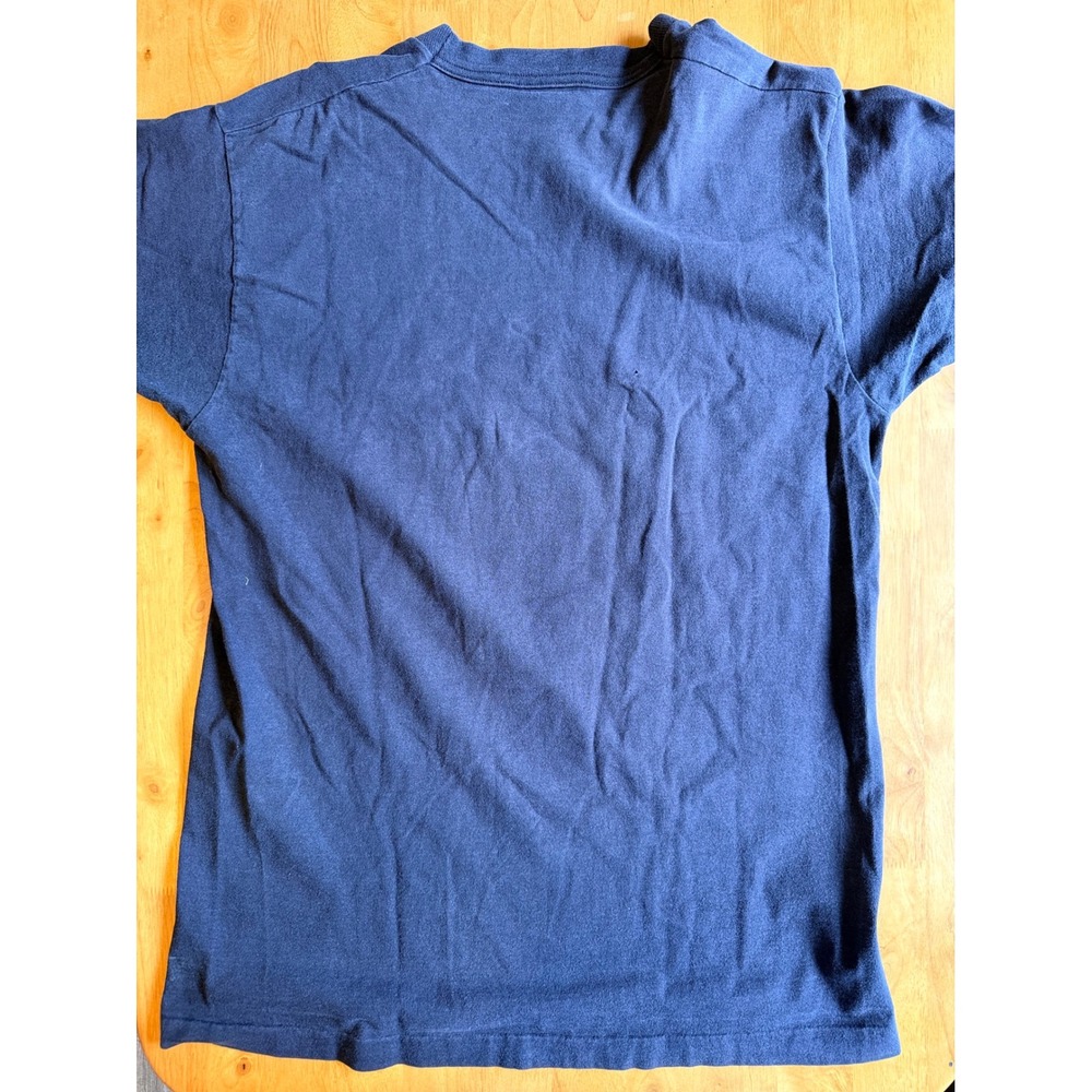 Vintage 90s Fruit of the Loom Alaska Rainbow Trout T-Shirt Faded Black Large - Picture 7 of 9